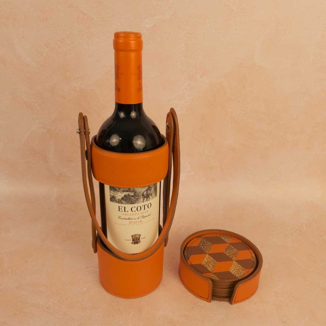 Dessous de verre en marqueterie de peau de poisson – Image 9