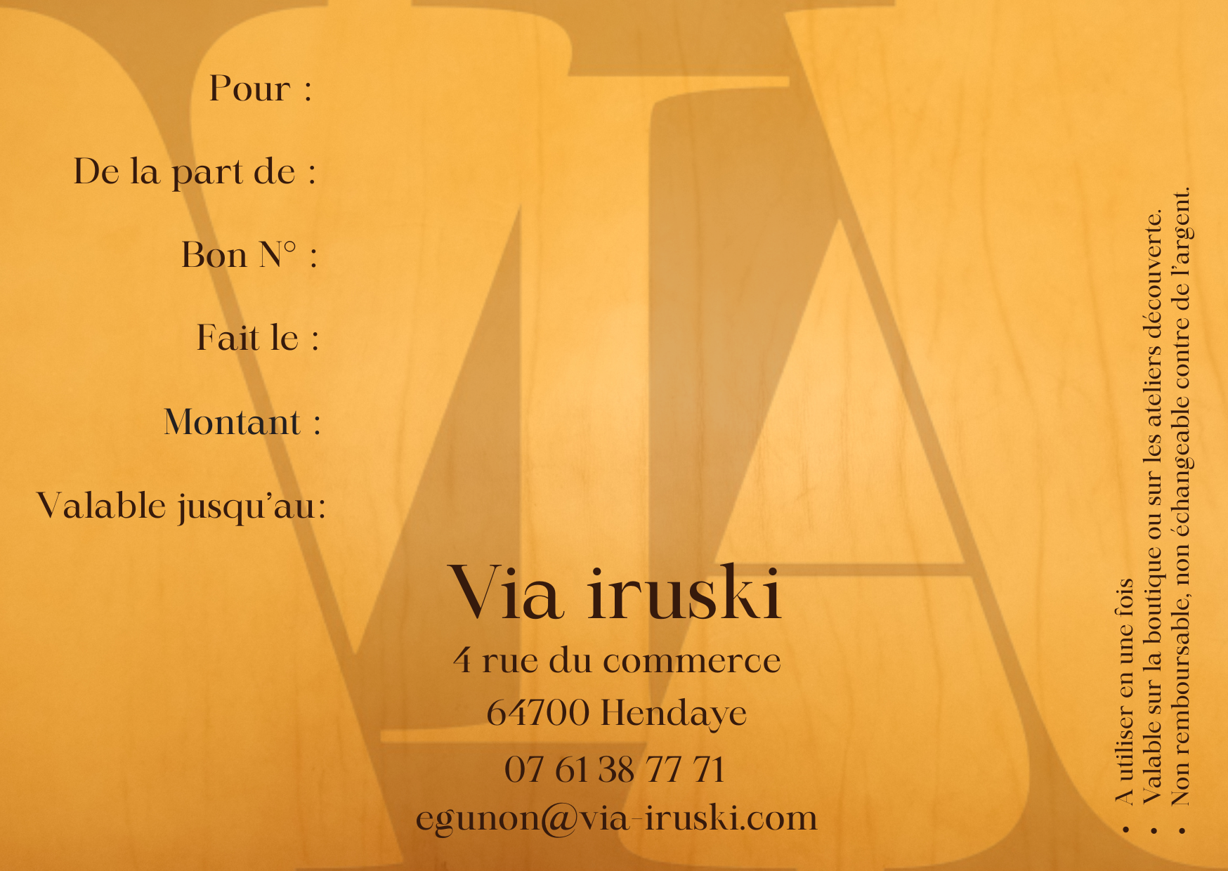 Carte cadeau – Image 2